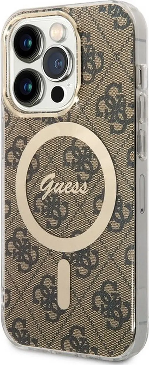 GUESS 4G Back Case MagSafe iPhone 14 Pro