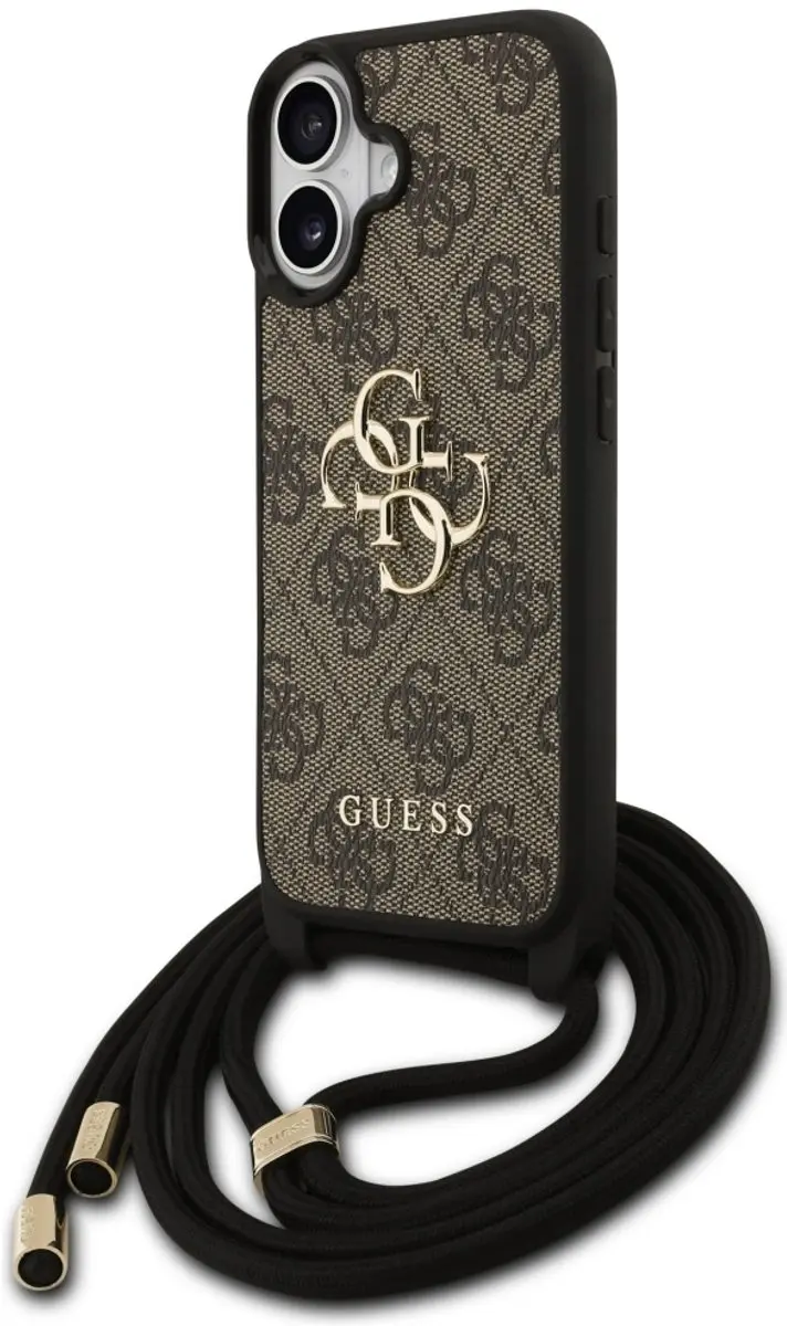 GUESS Back Cover iPhone 17 - Bruin - Crossbody Koord