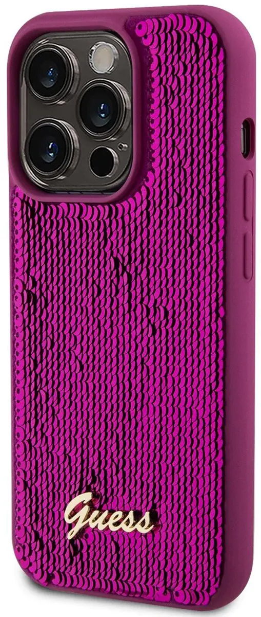 Guess Sequins Back Case GUHCP14XPSFDGSF - Magenta - afbeelding 6 van 6