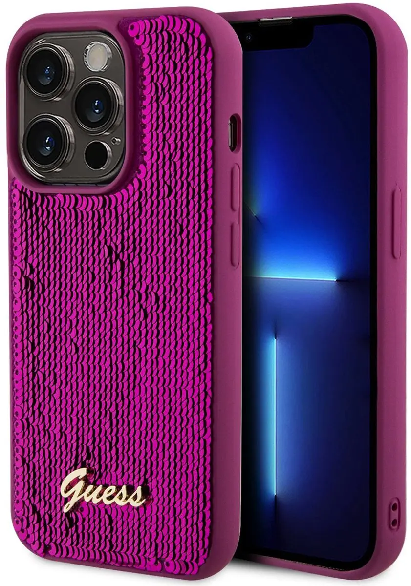 Guess Sequins Back Case GUHCP14XPSFDGSF - Magenta