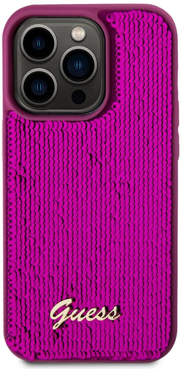 Guess Sequins Back Case GUHCP14XPSFDGSF - Magenta