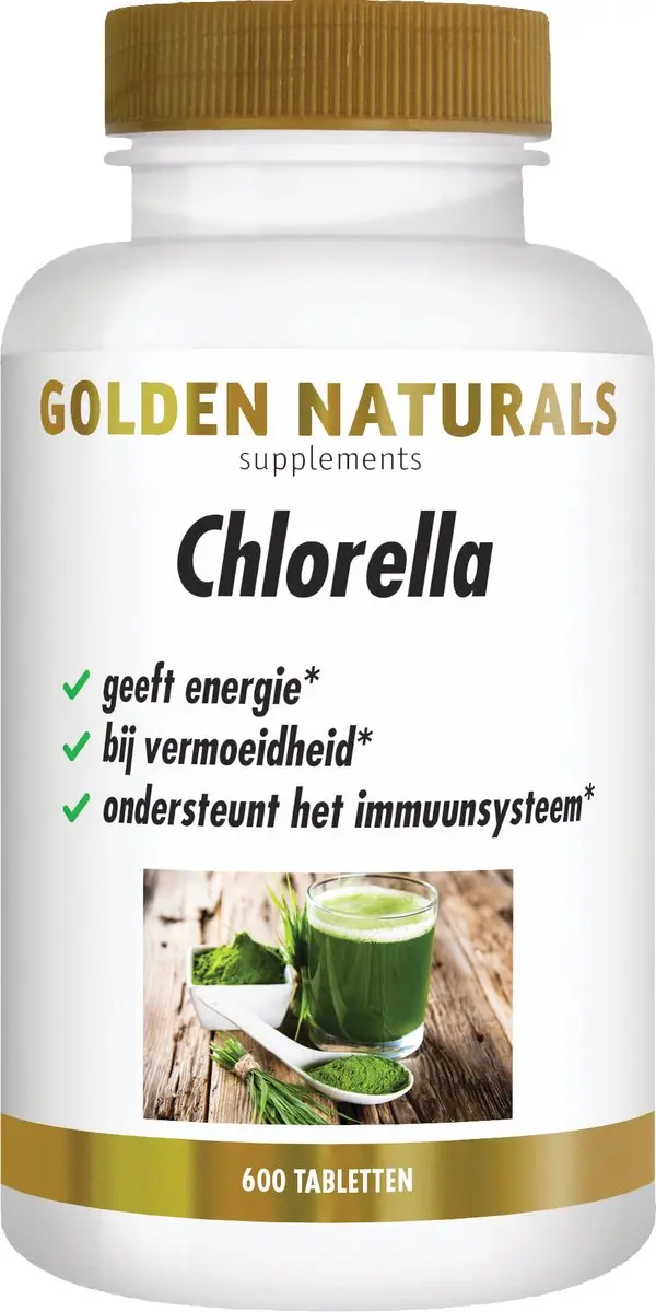 Golden Naturals Chlorella 600 Vegan Tabletten - 155g