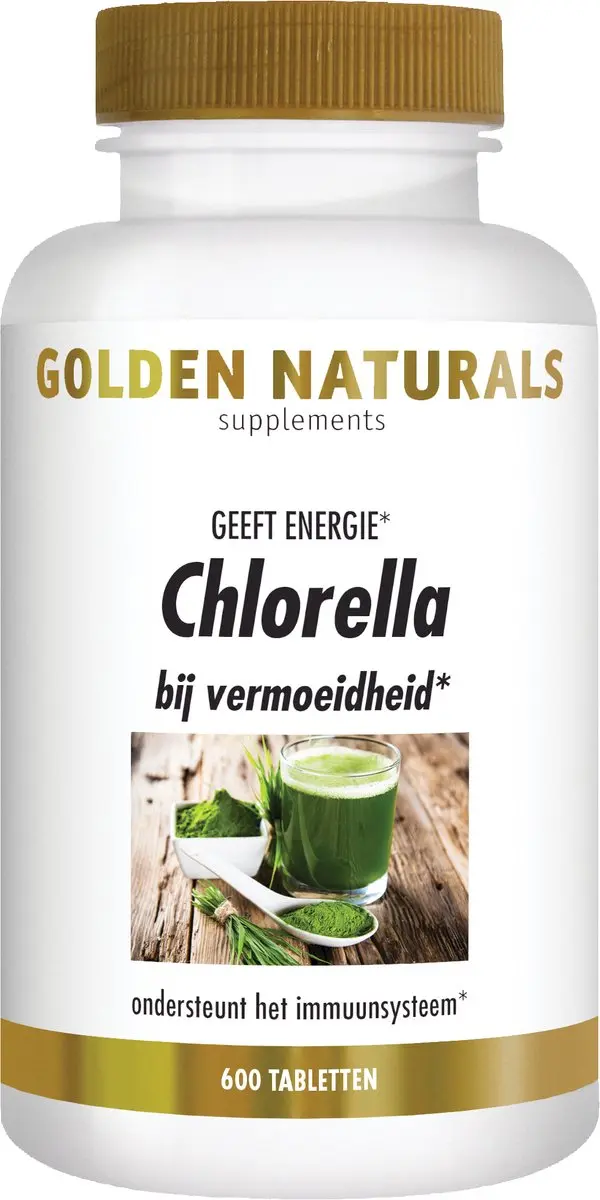 Golden Naturals Chlorella 600 Vegan Tabletten