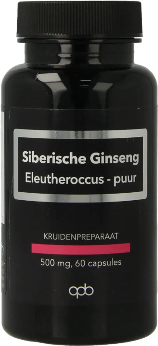 APB Holland Siberische Ginseng Extract 500mg - 60 Capsules