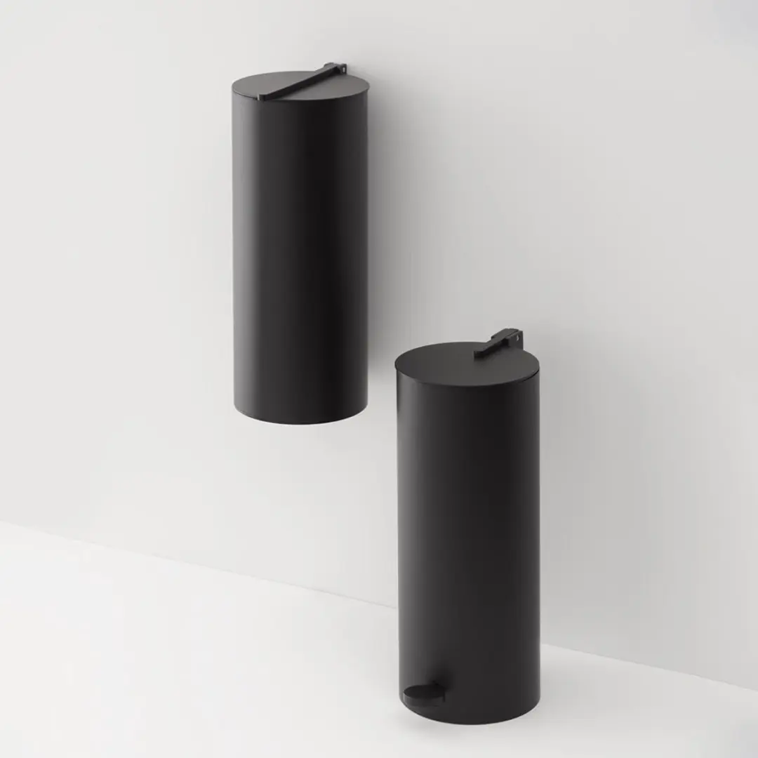 Decor Walther BIN3 Staande Afvalemmer - 10L - Mat zwart