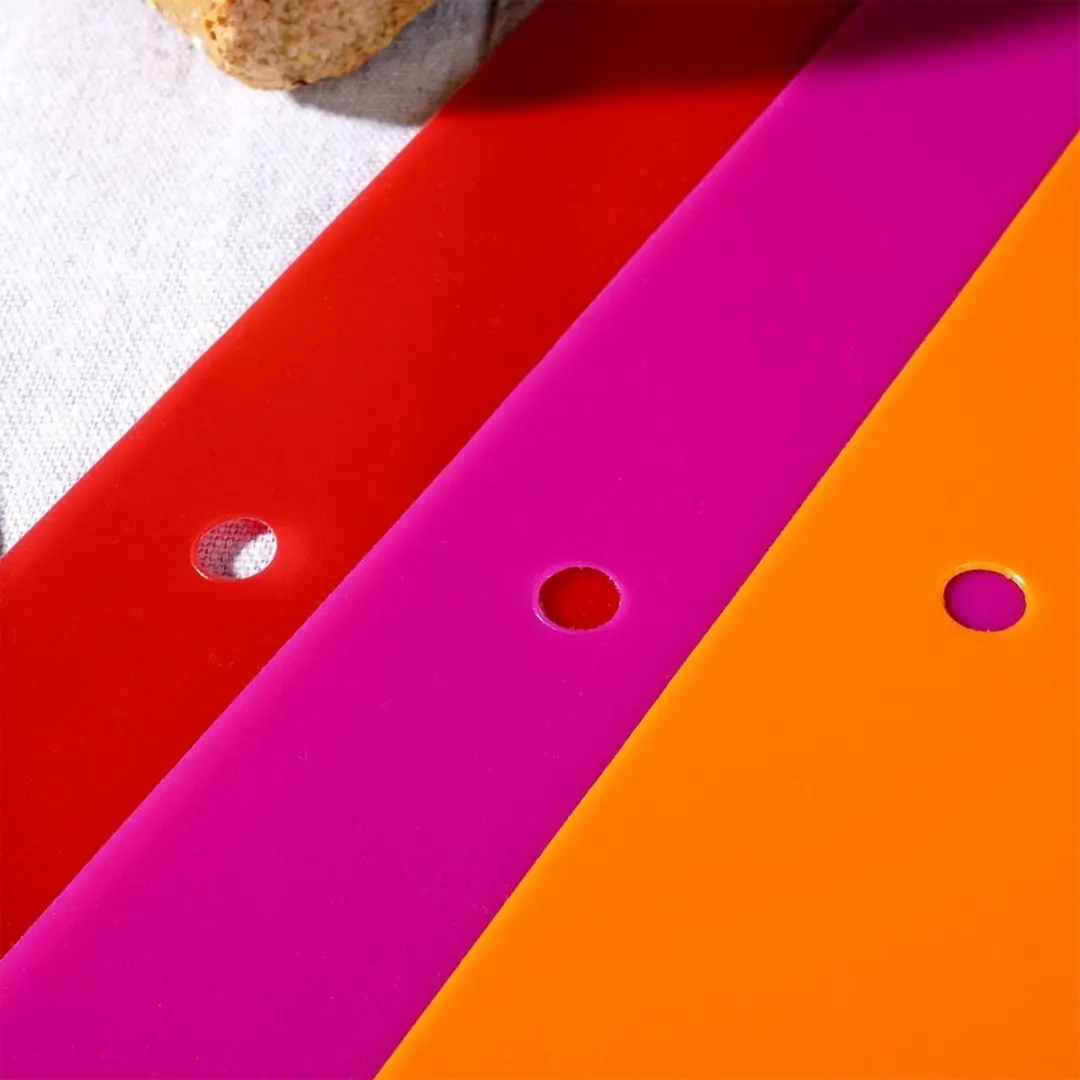 Orion Flexibele Snijplanken 3-delig - Rood/Oranje/Rozig