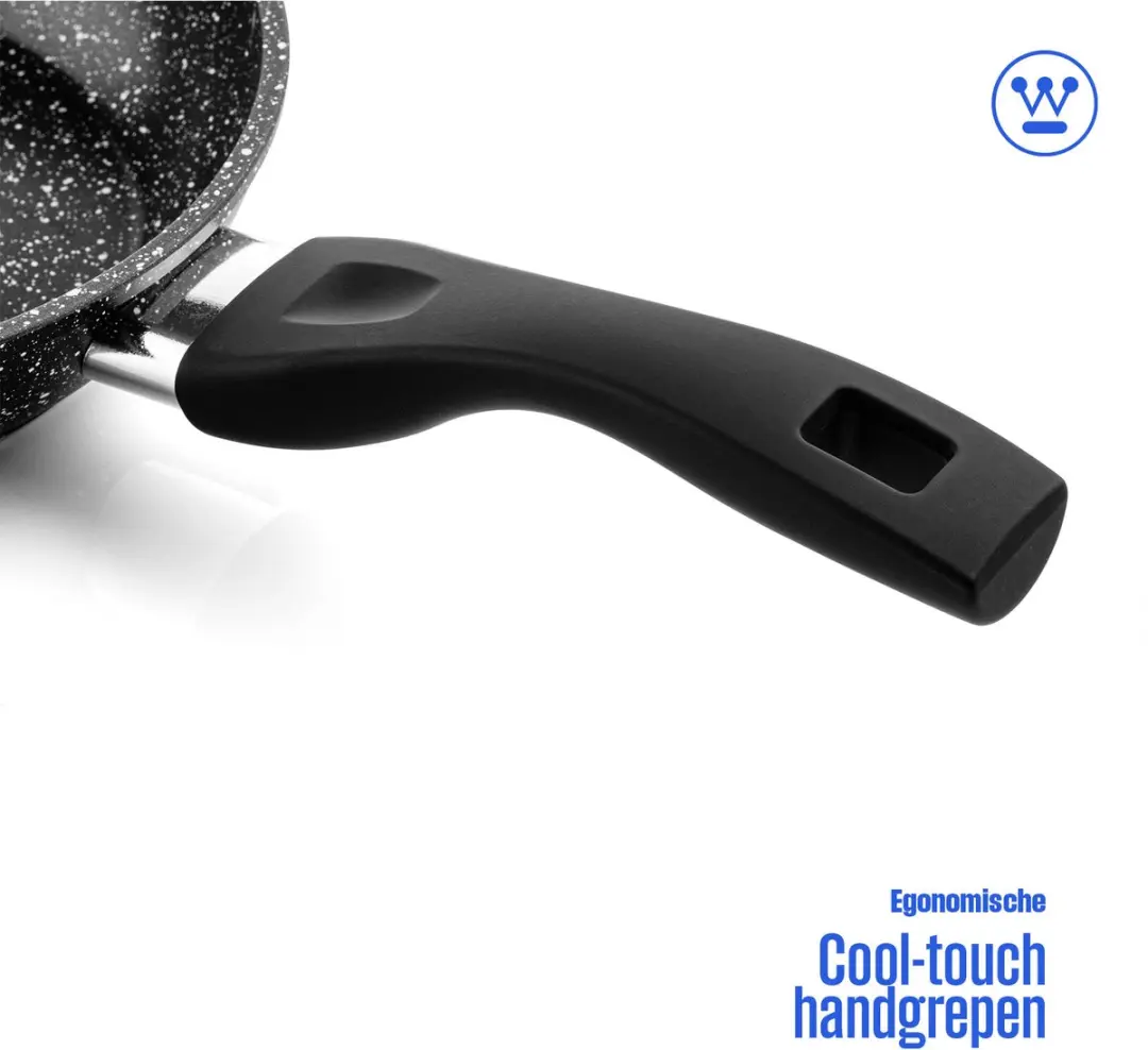 Westinghouse Koekenpan 28cm Inductie - Black Marble