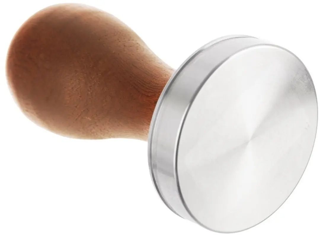 Orion Tamper Roestvrijstalen Houten Koffietamper 5x9,5cm