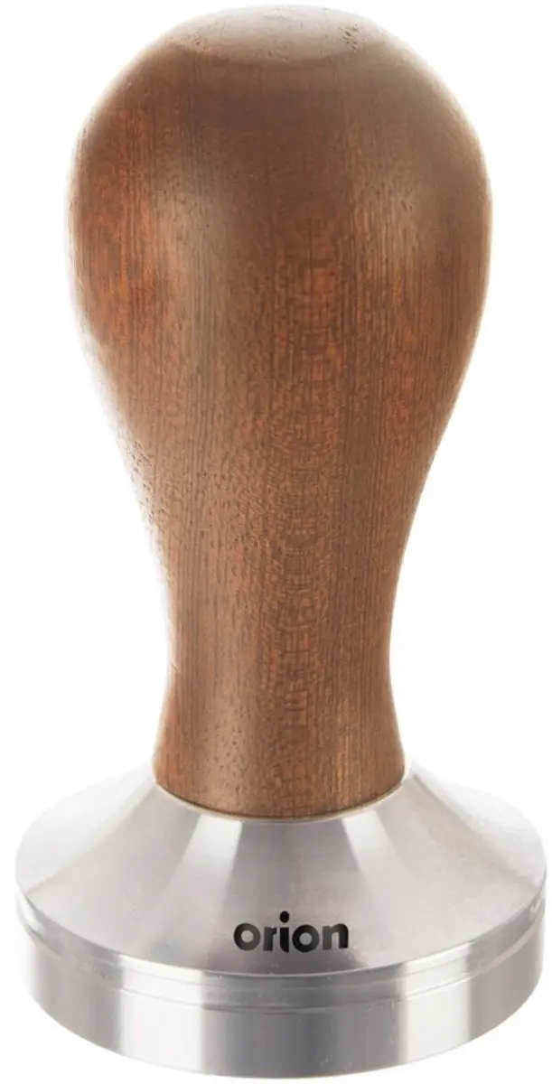 Orion Tamper Roestvrijstalen Houten Koffietamper 5x9,5cm