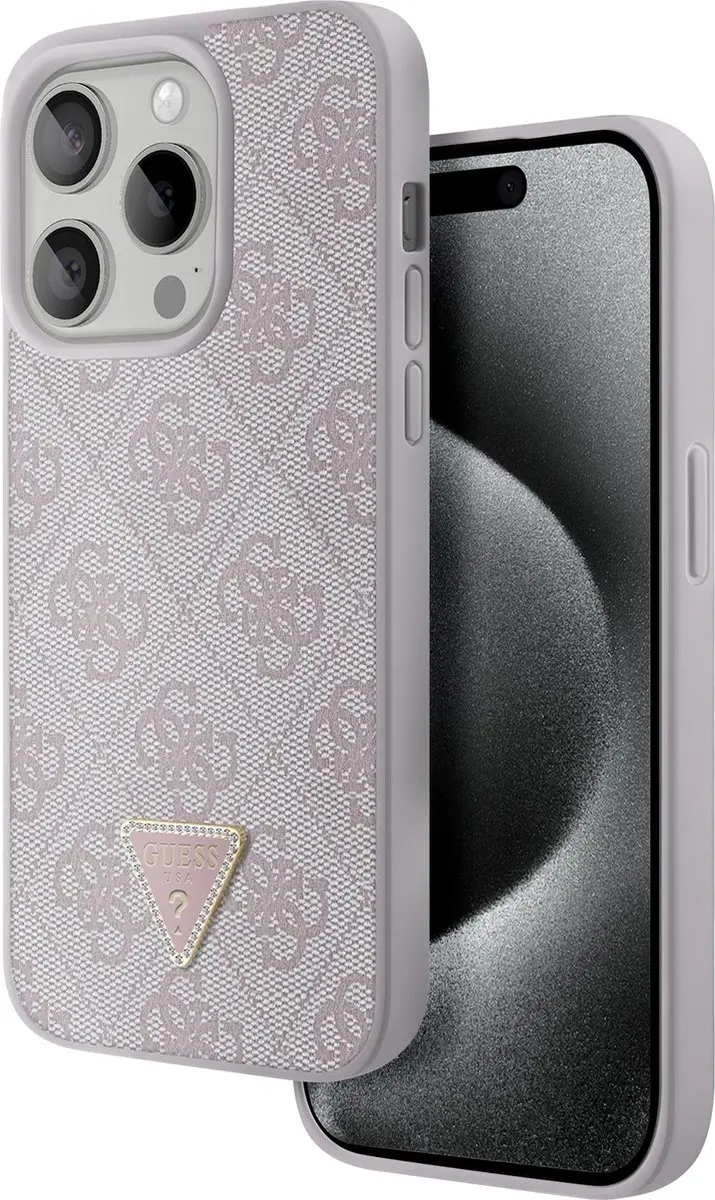 Guess 4G Triangle Logo Hoesje iPhone 15 Pro
