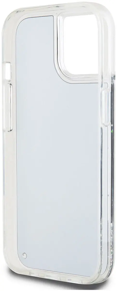 DKNY Liquid Glitter Arch Logo Back Case Zwart/Zilver - DKHCP14SLBNAEK - afbeelding 6 van 6