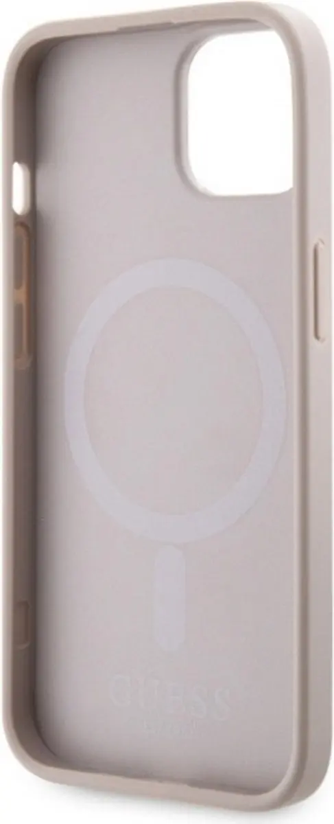Guess G-Cube Back Case MagSafe Roze - iPhone 14 Plus