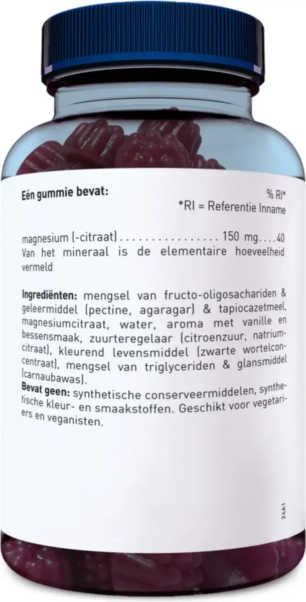 Orthica Magnesiumcitraat-150 Gummies - 30 Stuks