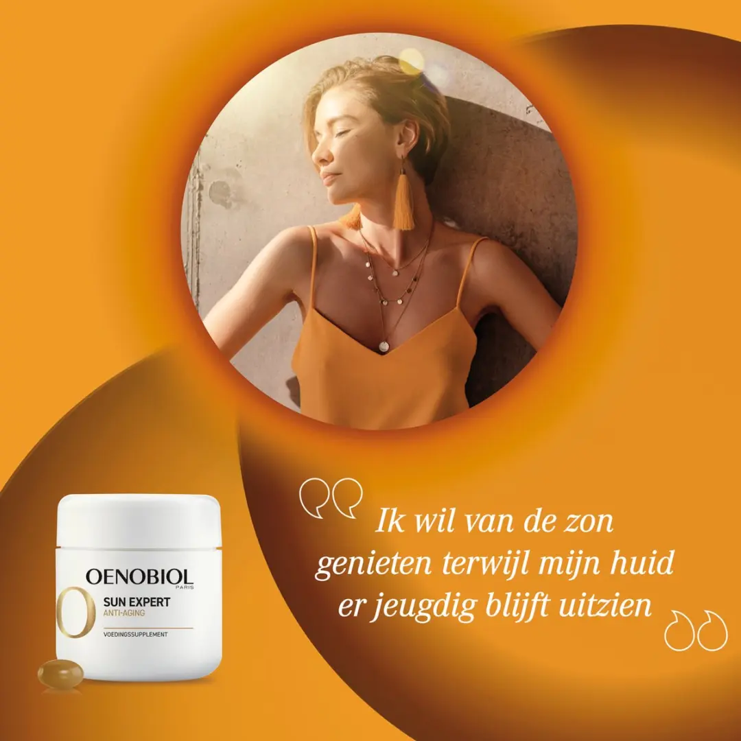 Oenobiol Sun Expert Anti-Aging Bruiningscapsules 60 Stuks