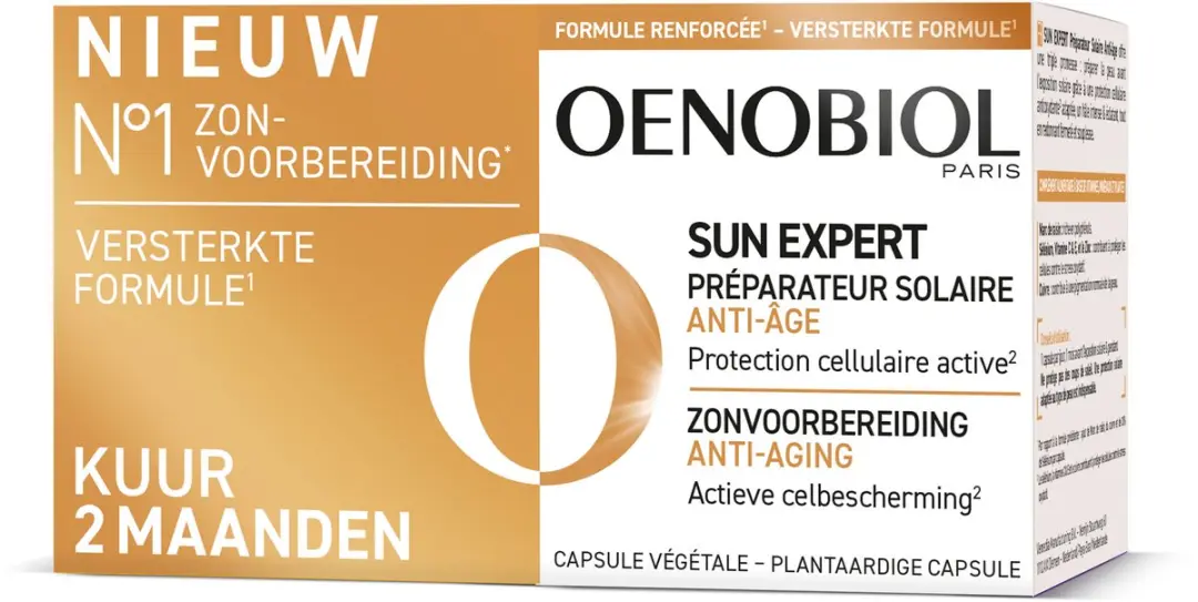Oenobiol Sun Expert Anti-Aging Bruiningscapsules 60 Stuks