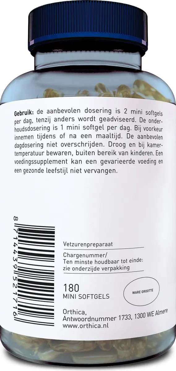 Orthica Visolie 180 Mini Softgels - 90g