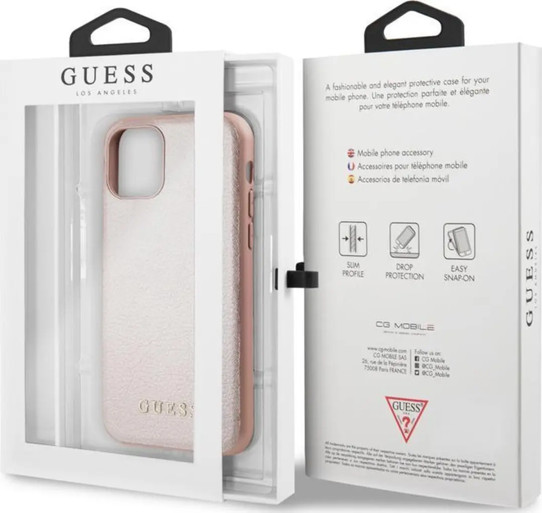 Guess IriDescent Hoesje iPhone 11 Pro - Roségoud