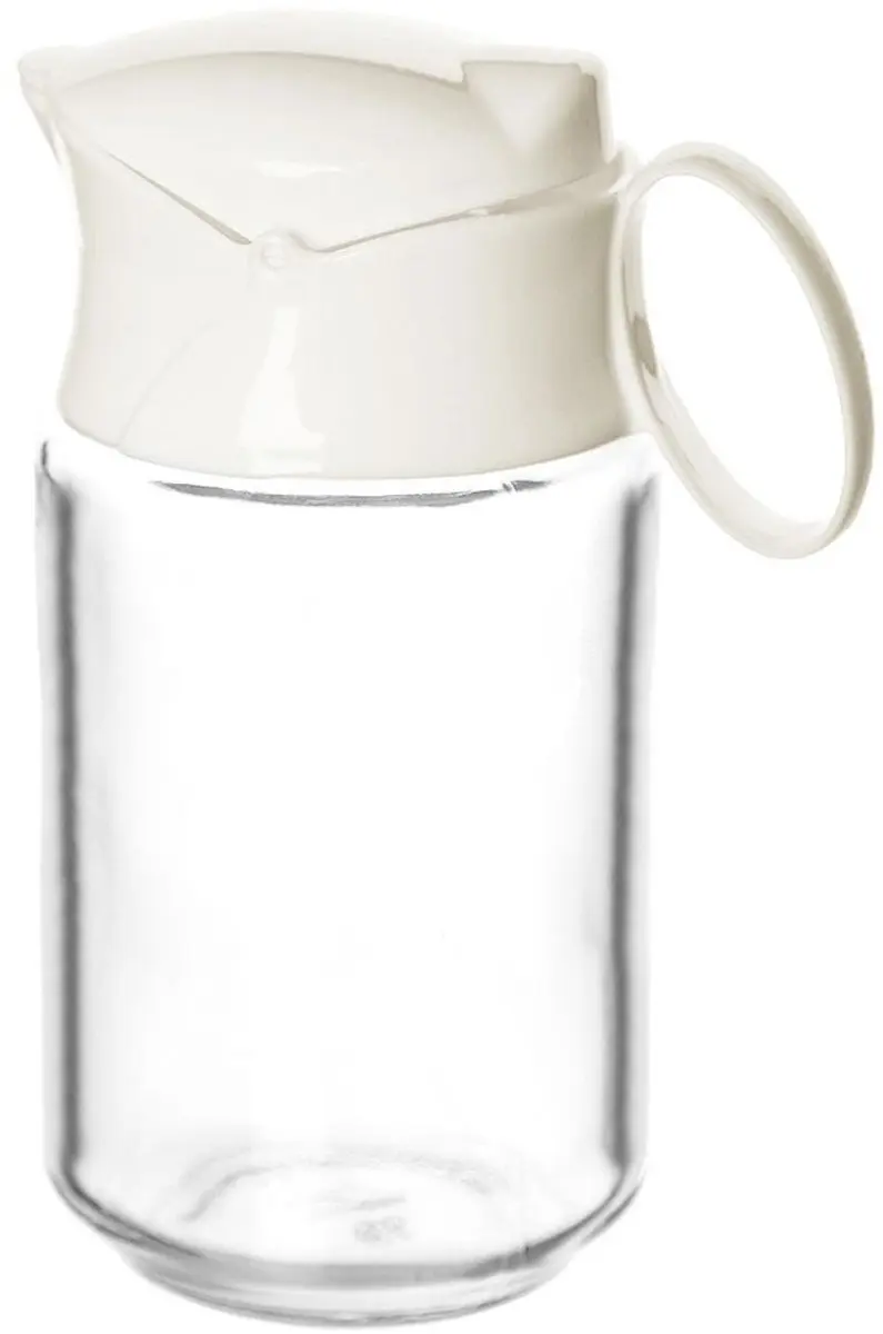 Orion Glazen Melkkannetje 235ml - Beige Deksel