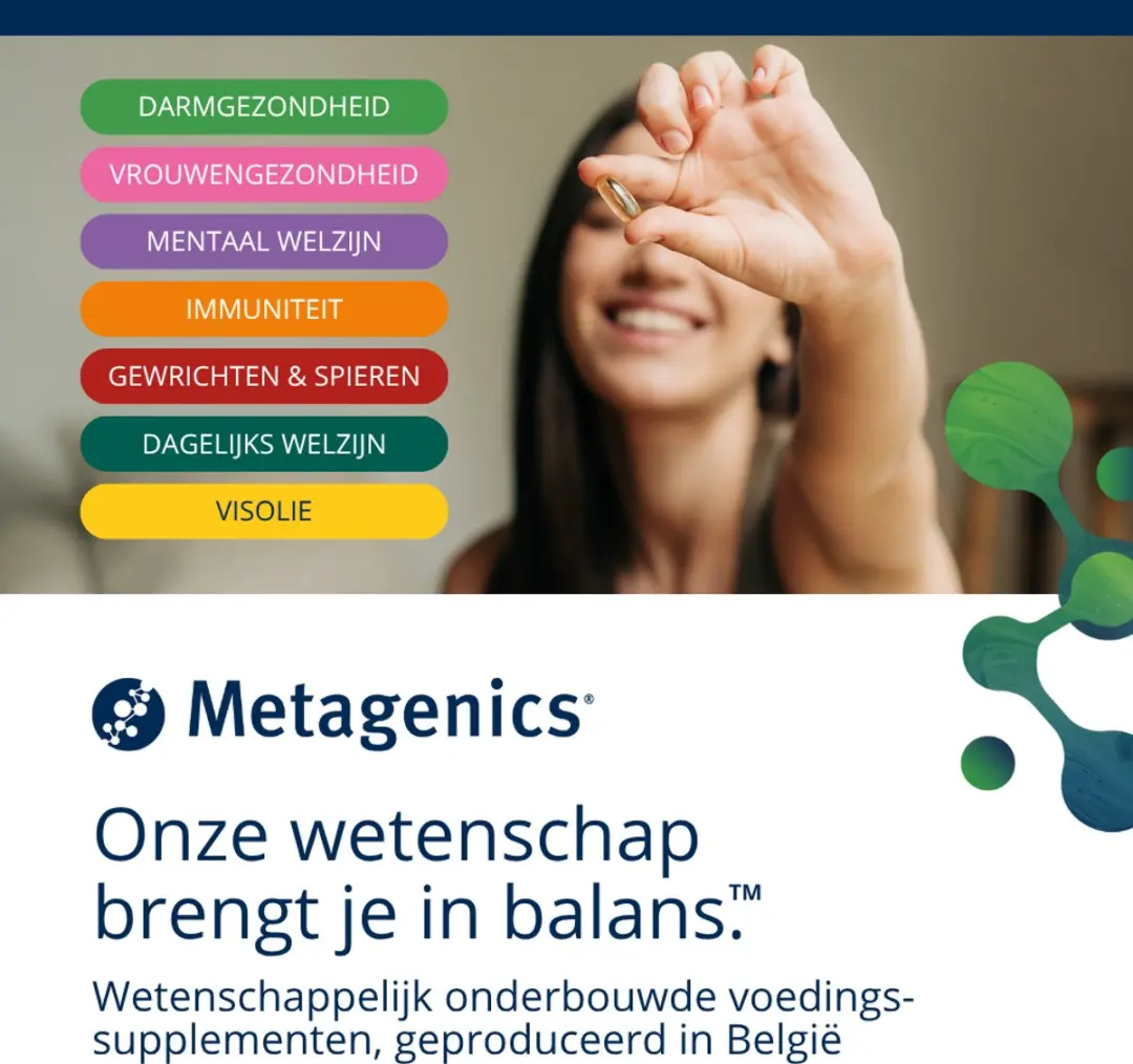 Metagenics Vitamine D3+K2 MK-7 Kauwtabletten 56 Stuks - Citroensmaak