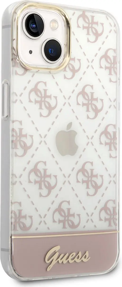 GUESS Roze TPU Telefoonhoesje iPhone 14 Plus - MagSafe