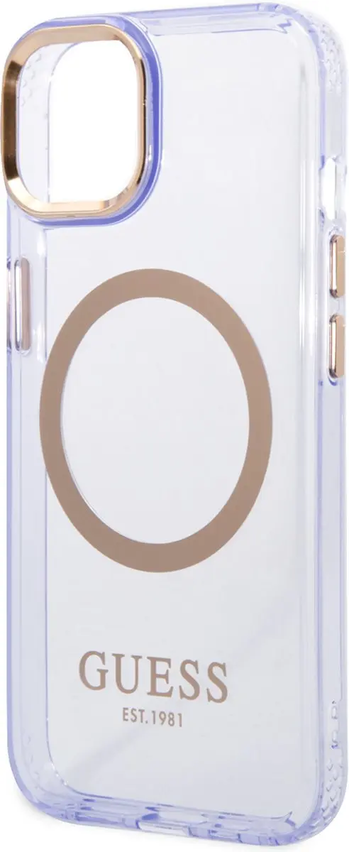 Guess Paars iPhone 14 Plus MagSafe Hoesje - TPU - afbeelding 6 van 6