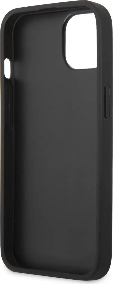 GUESS Saffiano iPhone 13 Hoesje - Grijs - 7571