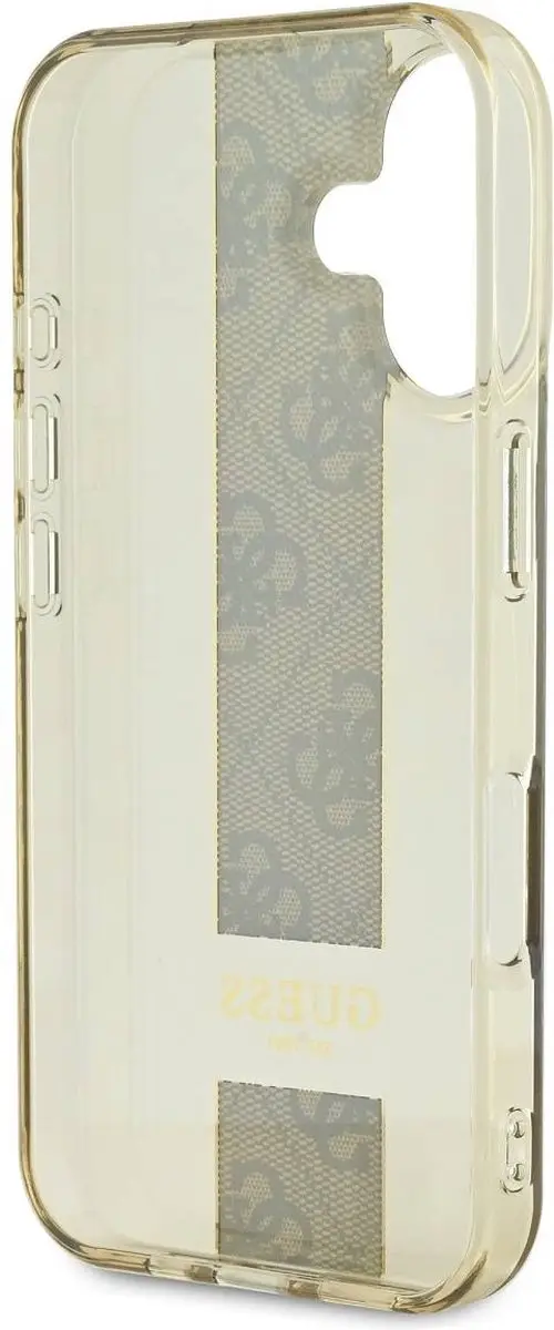 Guess iPhone 16 Backcover IML 4G Stripe - Bruin