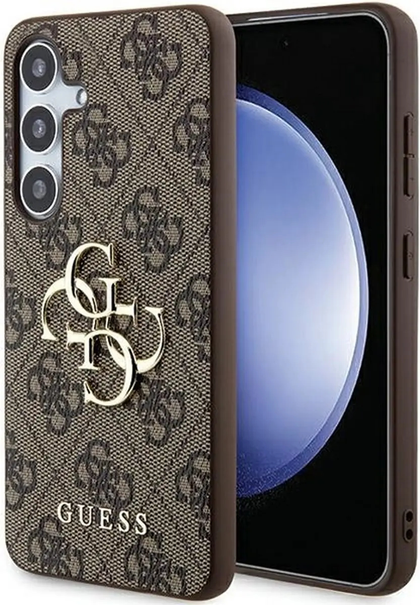 GUESS 4G Metal Logo Back Case - Samsung Galaxy A55 - Bruin