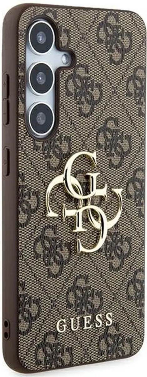 GUESS 4G Metal Logo Back Case - Samsung Galaxy A55 - Bruin