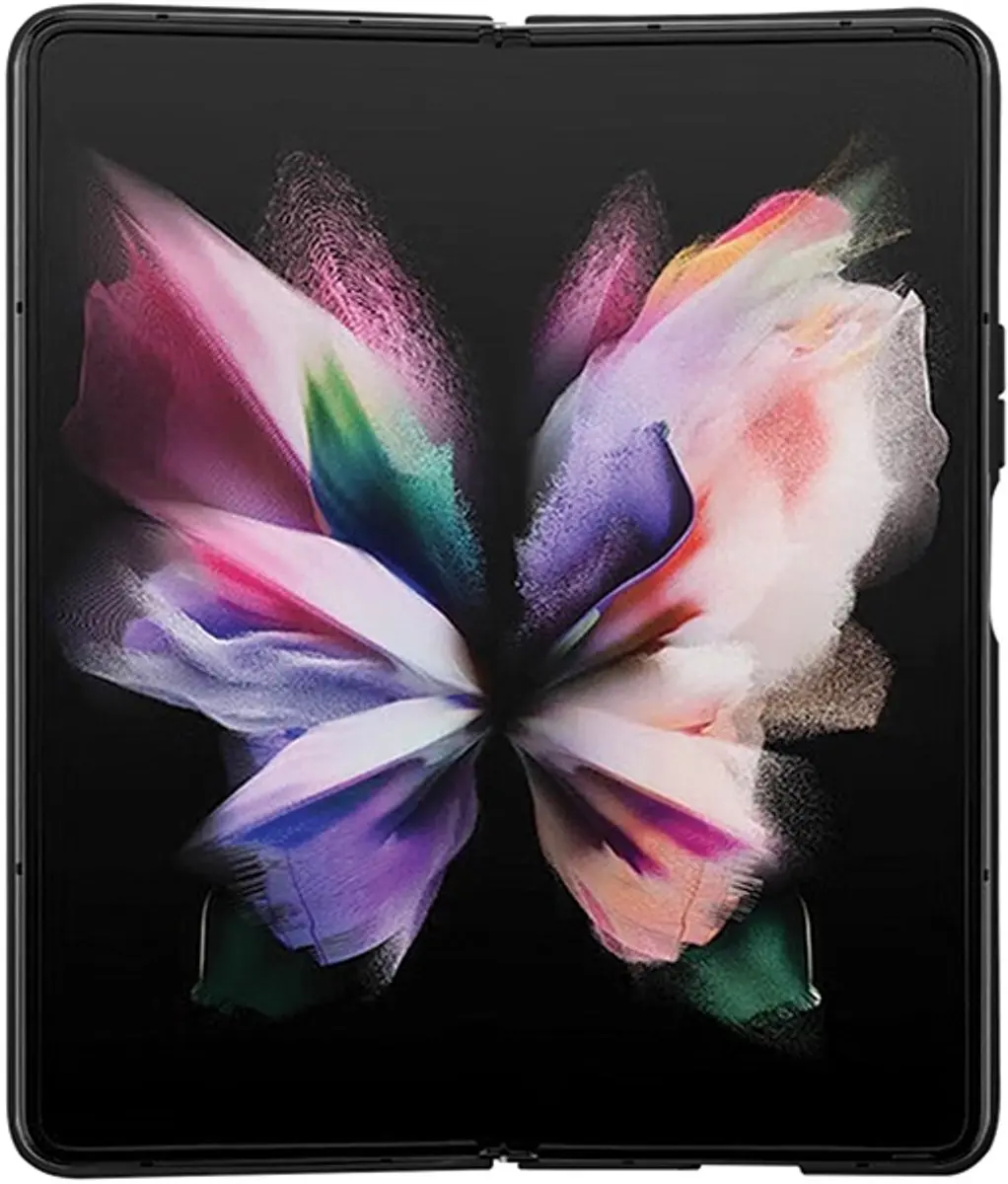 GUESS Glitter Back Case Samsung Galaxy Z Fold 5 - Zwart