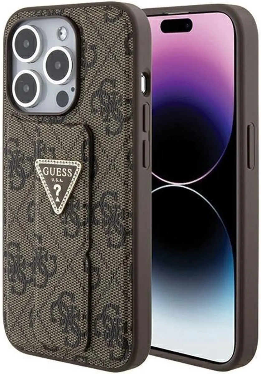 GUESS 4G Triangle Grip Back Case