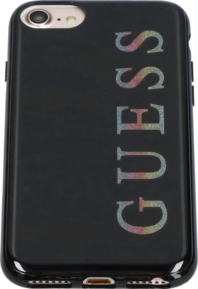 Guess iPhone Backcase S212-4 Glitter Zwart