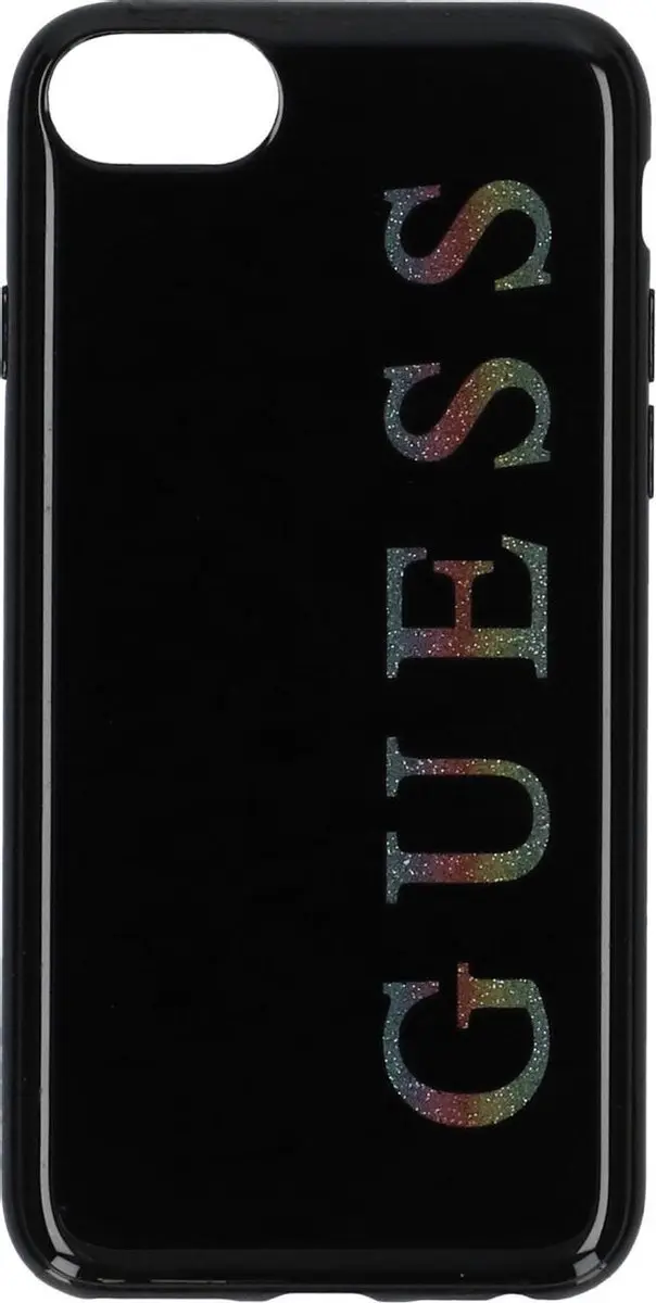 Guess iPhone Backcase S212-4 Glitter Zwart