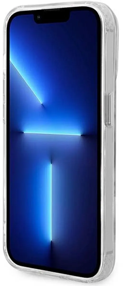 GUESS Translucent Back Case - iPhone 14 Pro Max - Zilver - MagSafe