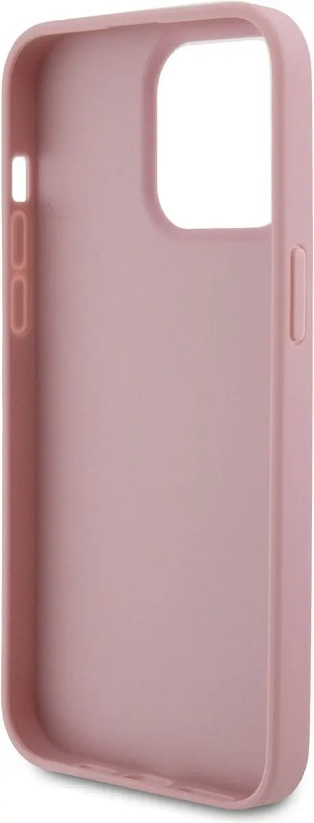 Guess 4G Stamped Hoesje - iPhone 15 Pro - Roze
