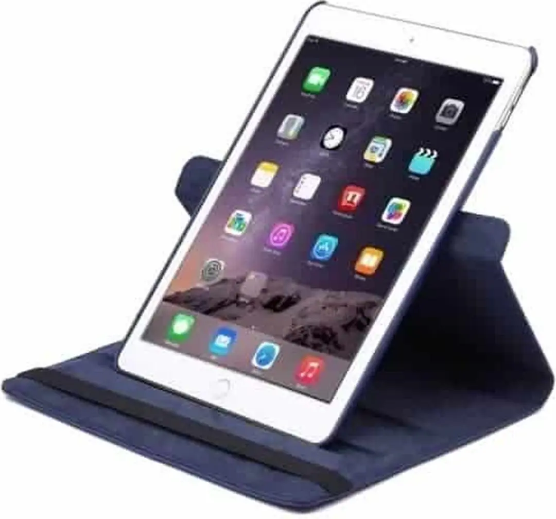 Fonu 360 Boekmodel Hoes iPad Air 2 2014 - 9.7 inch - Donkerblauw