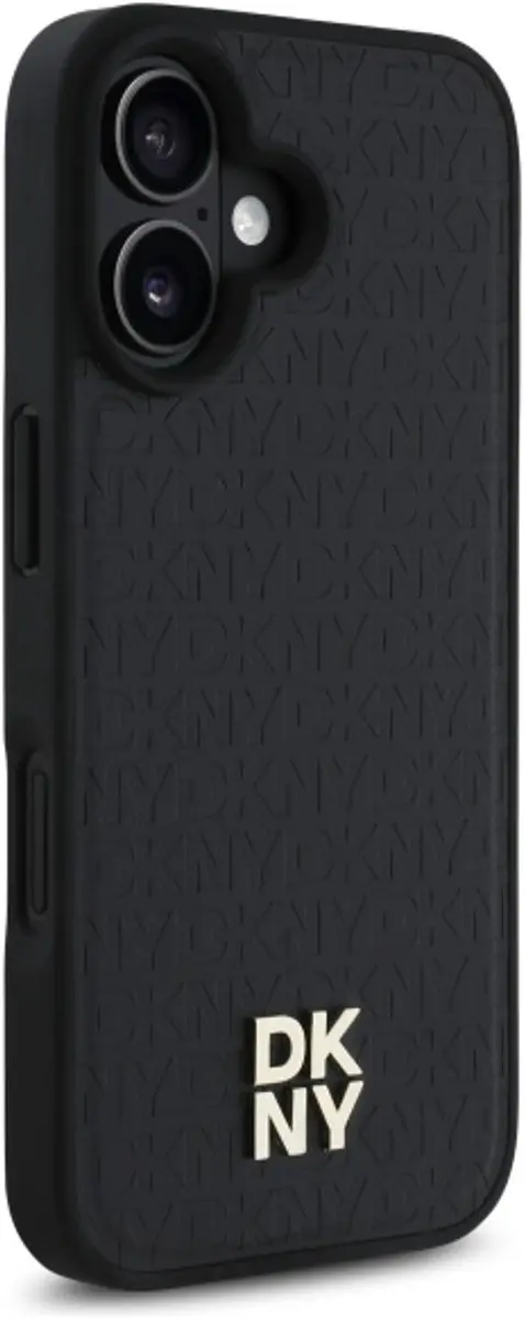 DKNY Backcover iPhone 16 - MagSafe - Zwart