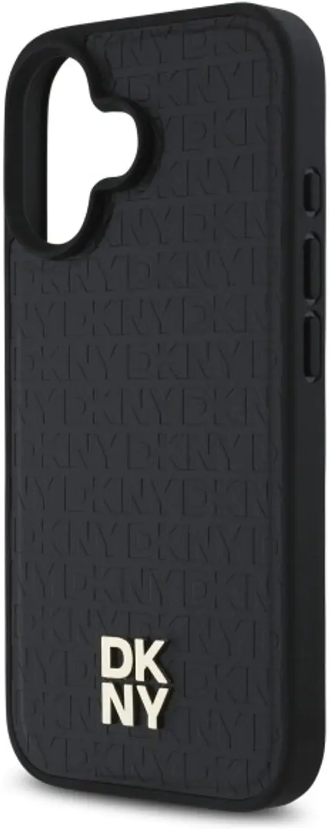 DKNY Backcover iPhone 16 - MagSafe - Zwart