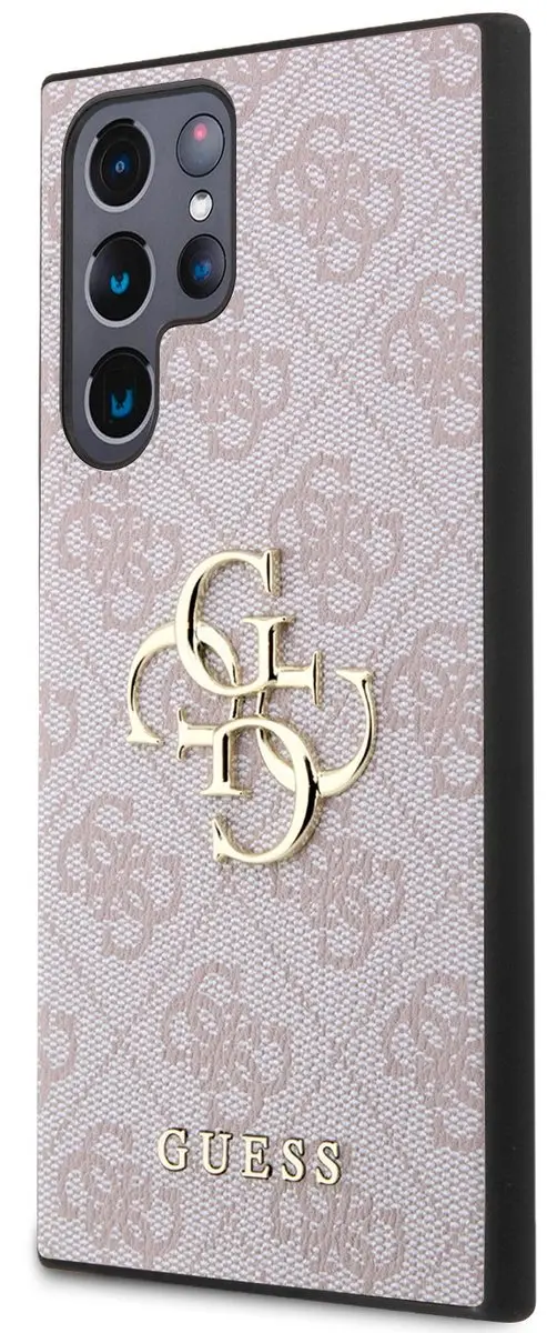 GUESS 4G Metal Logo Back Case GUHCS24L4GMGPI - Roze
