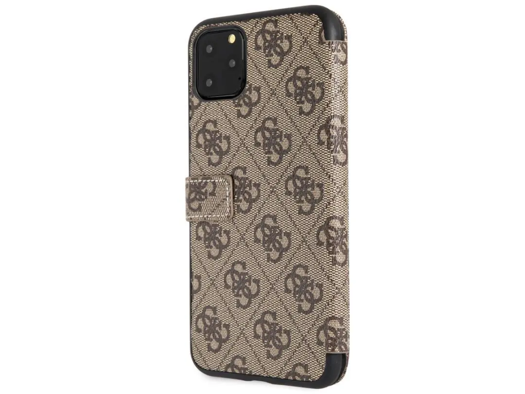 GUESS iPhone 11 Pro Max Bookcase Hoesje S212-1 - Bruin