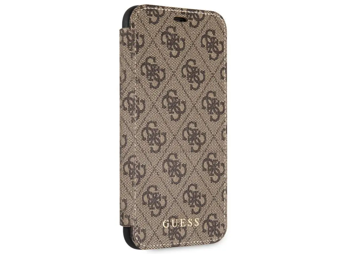 GUESS iPhone 11 Pro Max Bookcase Hoesje S212-1 - Bruin