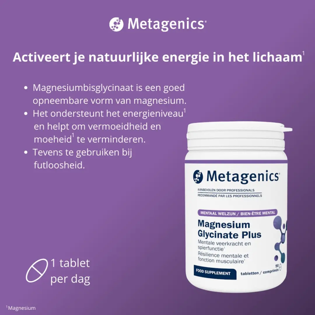 Metagenics Magnesium Glycinate Plus 90 Tabletten - 140g