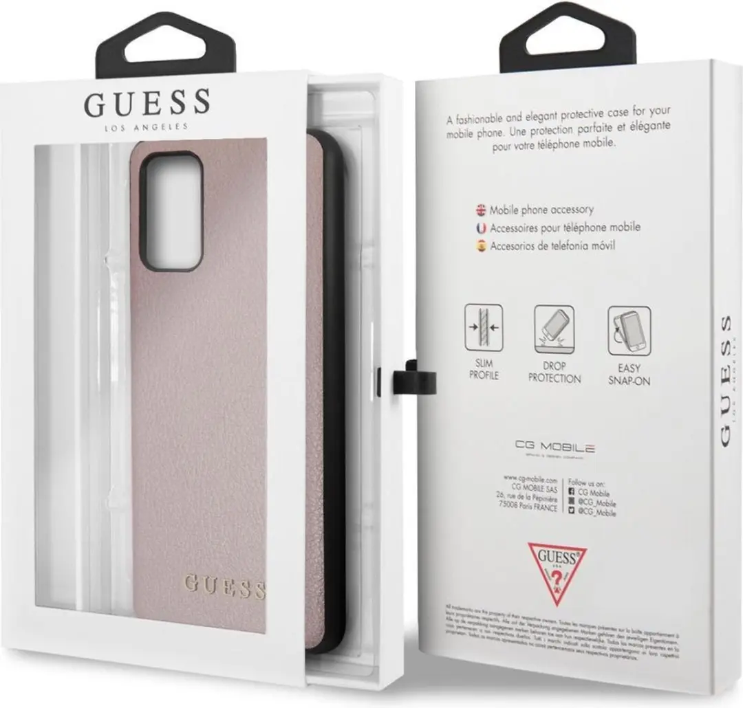 GUESS Backcase voor Samsung Galaxy S20+ - Rose Goud - afbeelding 2 van 6