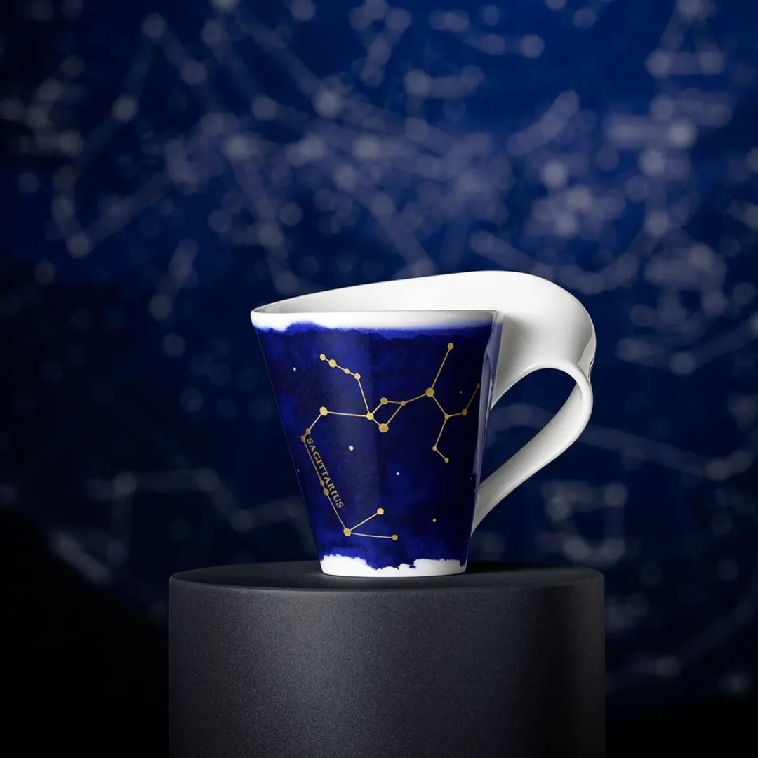 Villeroy & Boch Schütze NewWave Stars Tasse 300ml - wit-blauw