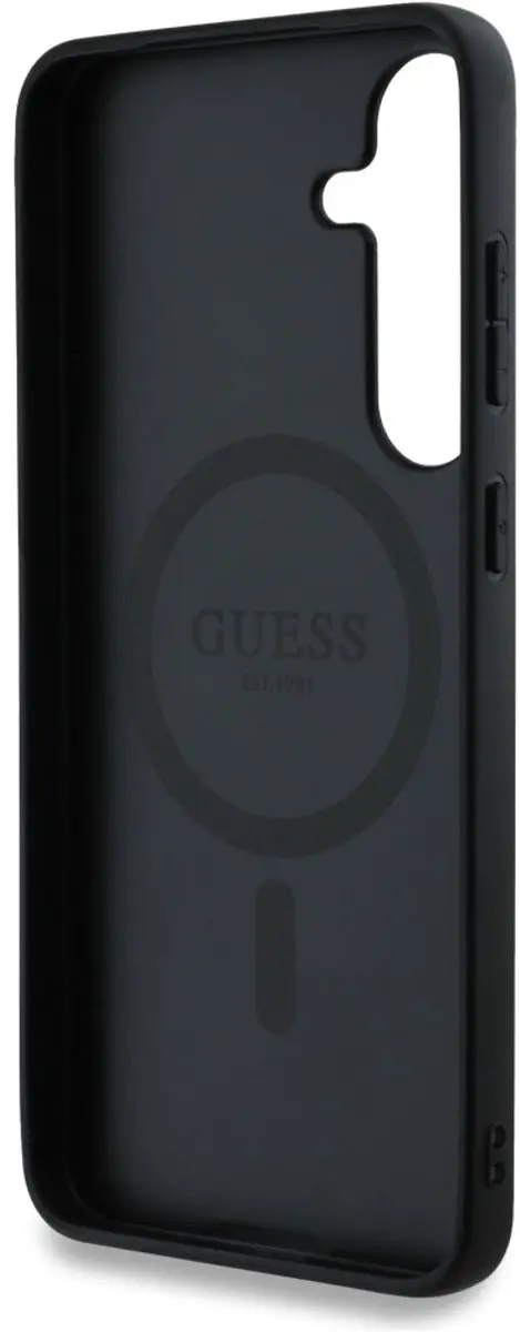 Guess 4G Ring Cirkel Logo Hoesje - Samsung Galaxy S25 Plus - Bruin