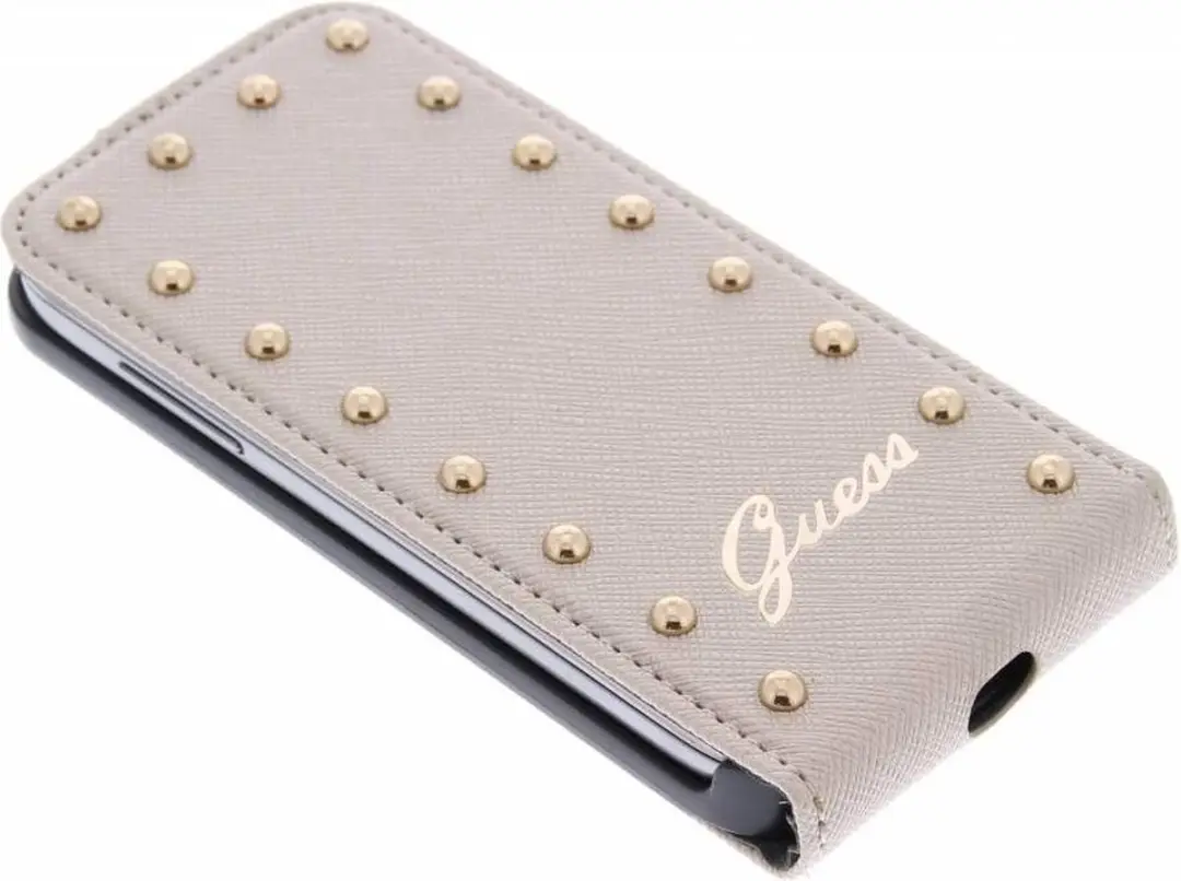 GUESS Samsung Galaxy S4 Mini Hoesje - i919032883504 - Kunstleer Wit