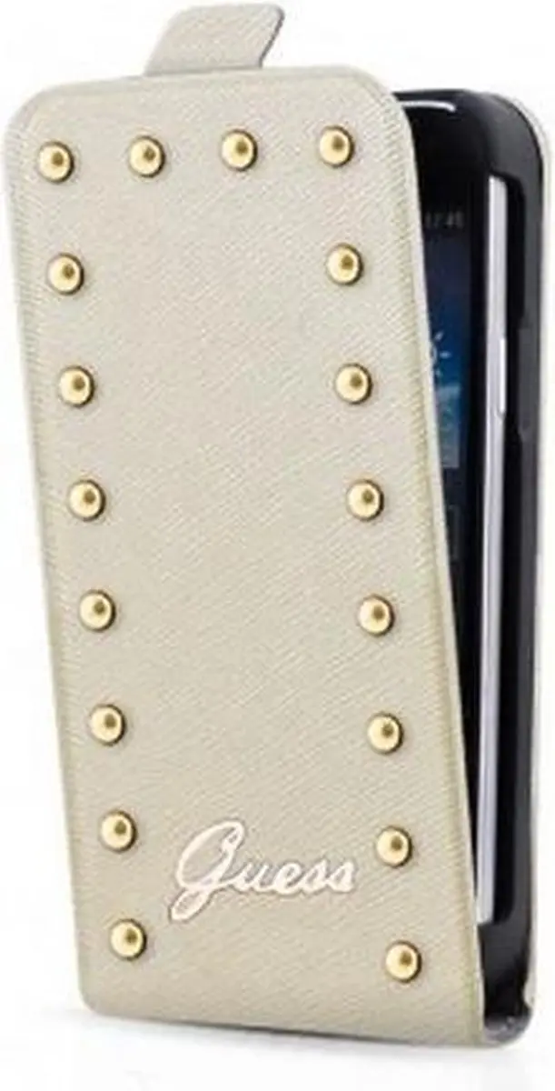 GUESS Samsung Galaxy S4 Mini Hoesje - i919032883504 - Kunstleer Wit