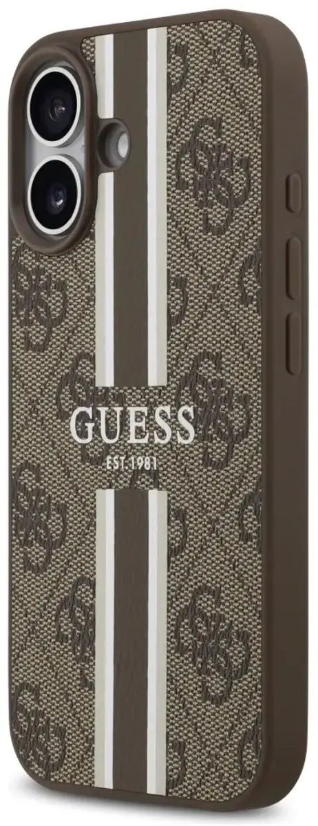 GUESS Hoesje iPhone 17 - MagSafe Bruin