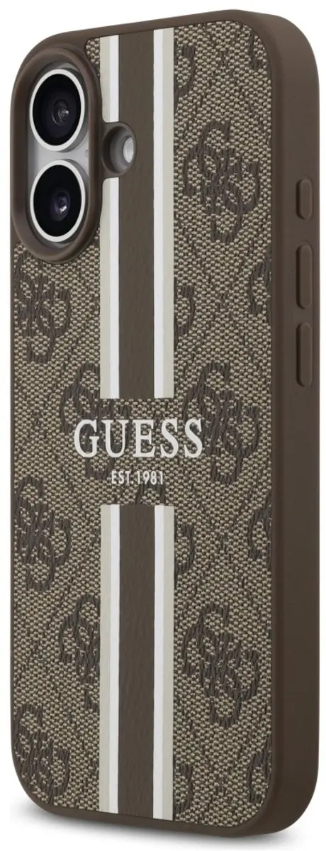 GUESS Hoesje iPhone 17 - MagSafe Bruin