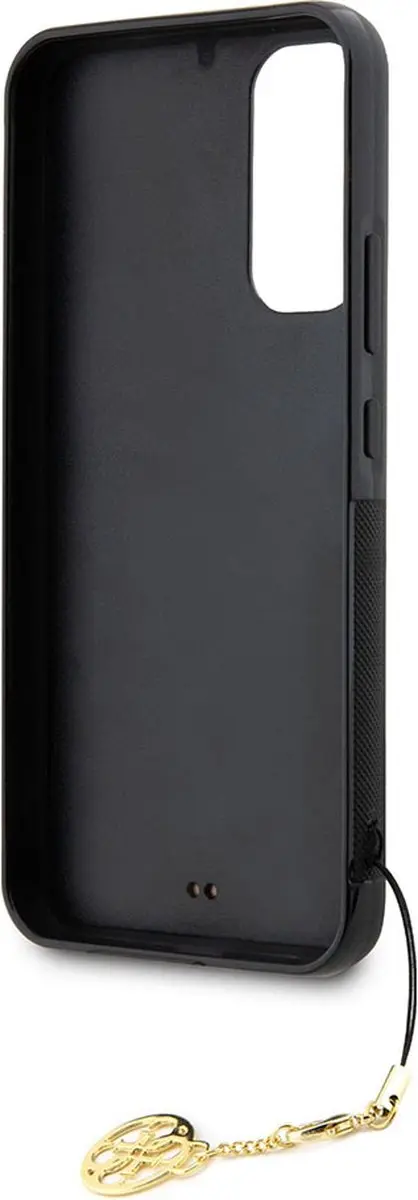 GUESS Samsung Galaxy A34 Hoesje Charm Back Cover - Bruin
